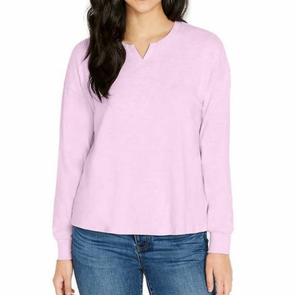 Buffalo David Bitton Women’s Long Sleeve Crew Neck Top - Lavender*